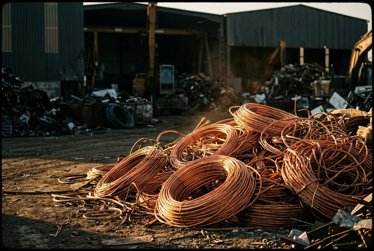 Bakır kablo hurda alımı — Parlak Metal Hurda